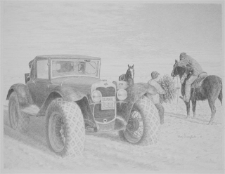 Illustration for article titled The Oral History Of An Amazing 1930 Ford Model A Off-Road Mail Truck